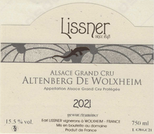 Load image into Gallery viewer, Domaine Lissner - Altenberg de Wolxheim Grand Cru 2020 Gewurztraminer