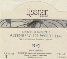 Load image into Gallery viewer, Lissner - Altenberg de Wolxheim Grand Cru 2020 Gewurztraminer
