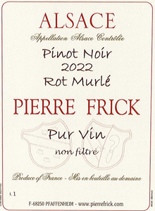 Pierre Frick - Pinot Noir 2022 Rot Murlé