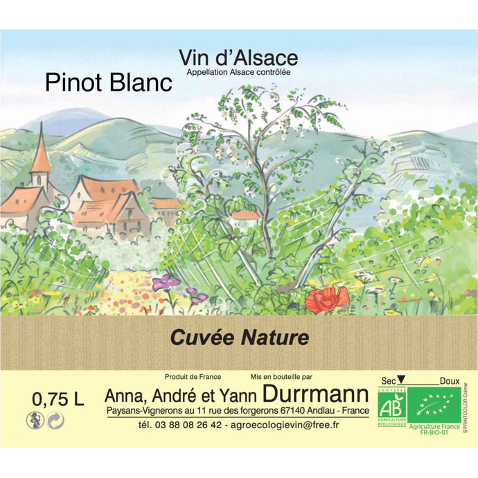 Anna, André and Yann Durrmann - Pinot Blanc 2023 - MAGNUM